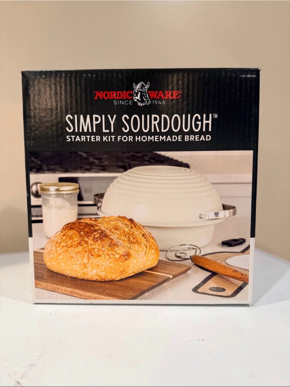 Nordic Ware Simply Sourdough Starter Kit - Black & White